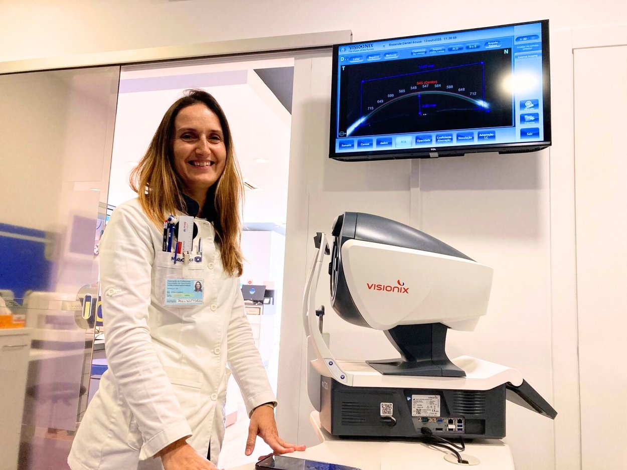 Experiência de utilização do VX120+DE em optometria em Portugal Image